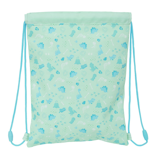 Geantă Rucsac cu Bretele Safta Dino Verde 26 x 34 x 1 cm - Birou și papetărie, Material școlar și educațional