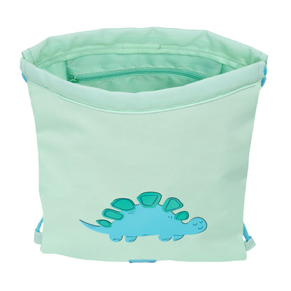 Geantă Rucsac cu Bretele Safta Dino Verde 26 x 34 x 1 cm - Birou și papetărie, Material școlar și educațional