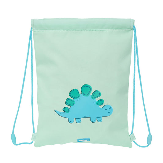 Geantă Rucsac cu Bretele Safta Dino Verde 26 x 34 x 1 cm - Birou și papetărie, Material școlar și educațional