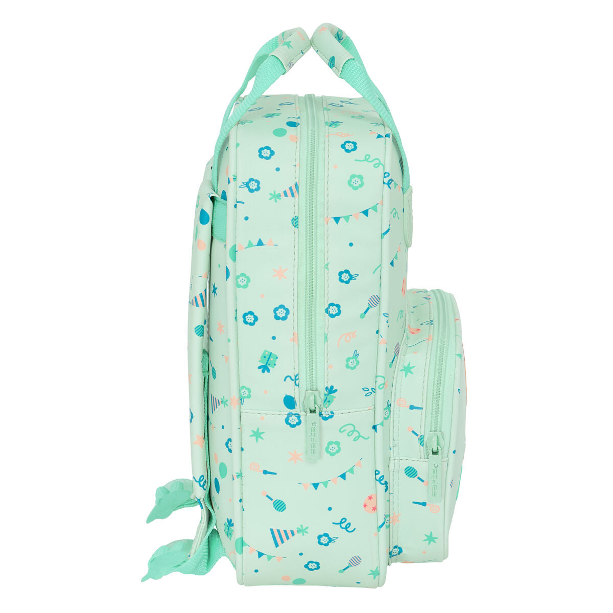 Rucsac pentru Copii Safta Fiesta Verde 20 x 28 x 8 cm - Birou și papetărie, Material școlar și educațional
