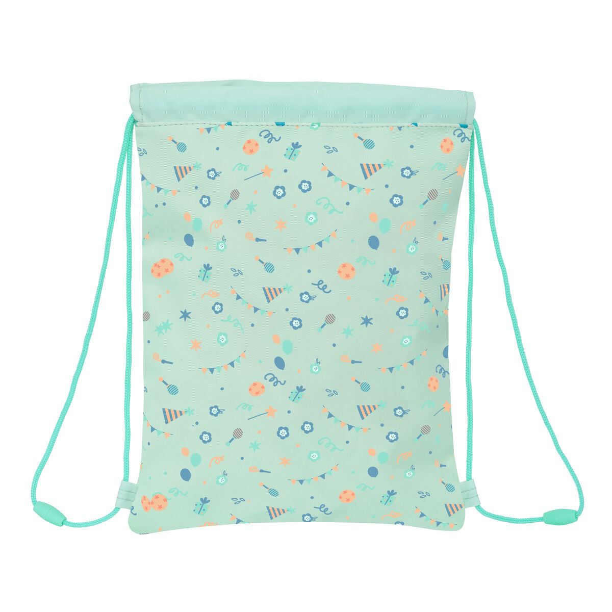 Geantă Rucsac cu Bretele Safta Fiesta Verde 26 x 34 x 1 cm - Birou și papetărie, Material școlar și educațional
