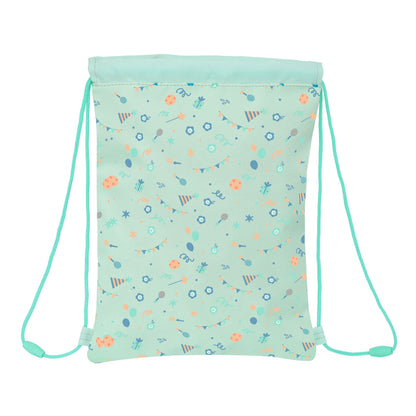 Geantă Rucsac cu Bretele Safta Fiesta Verde 26 x 34 x 1 cm - Birou și papetărie, Material școlar și educațional