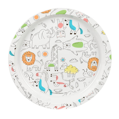 Set de veselă pentru copii Safta Zoo Poliester 26 x 26 x 9 cm - Bebelus, Alăptarea și hrănirea