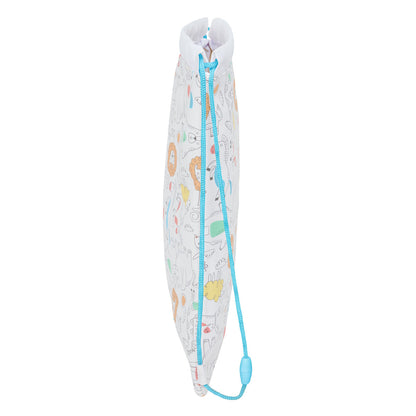 Geantă Rucsac cu Bretele Safta Zoo Bej 26 x 34 x 1 cm - Birou și papetărie, Material școlar și educațional