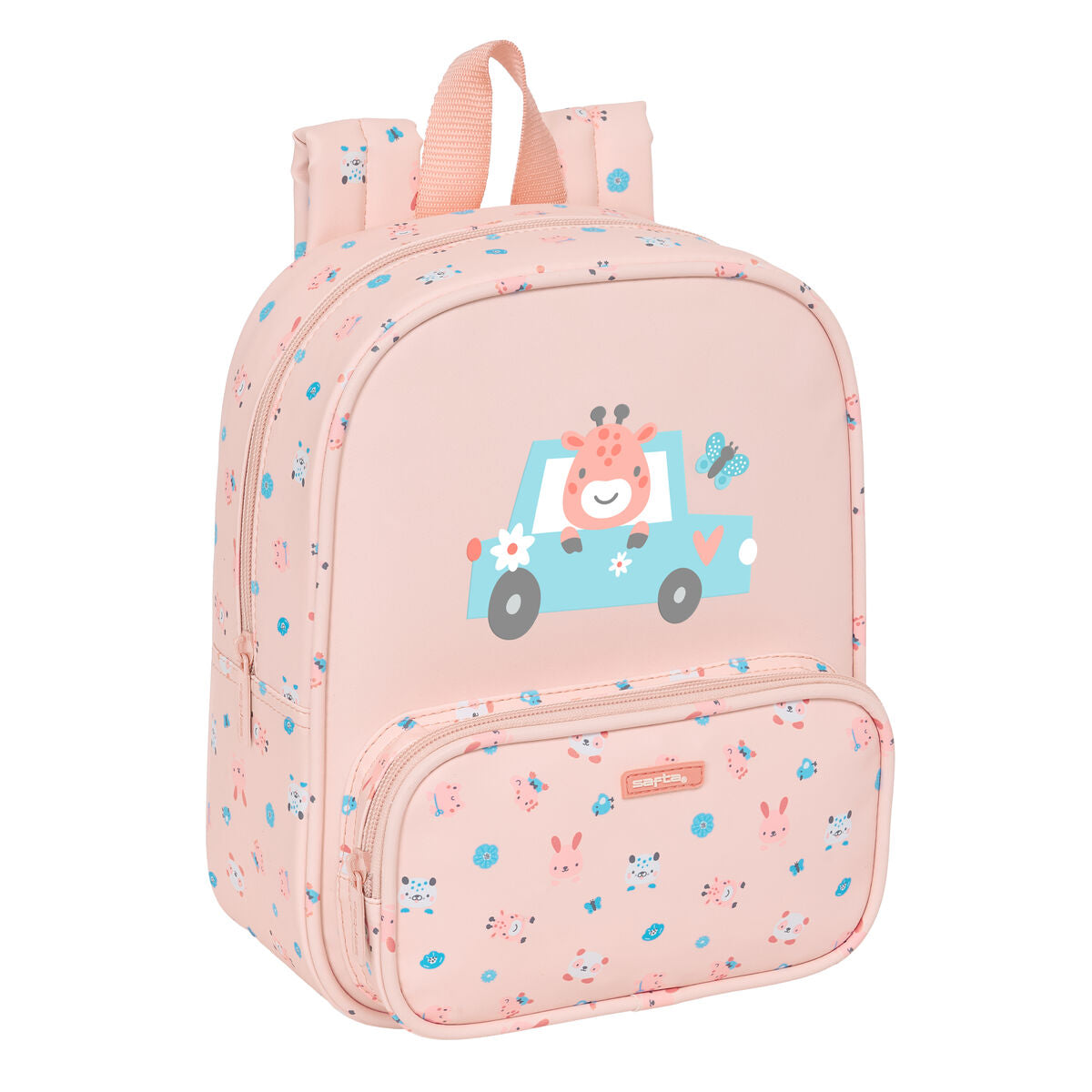 Rucsac pentru Copii Safta Jirafa Coral 22 x 27 x 10 cm - Birou și papetărie, Material școlar și educațional