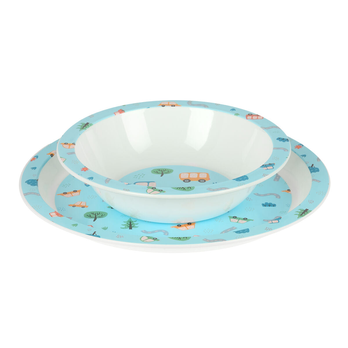 Set de veselă pentru copii Safta Coches Poliester 26 x 26 x 9 cm - Bebelus, Alăptarea și hrănirea