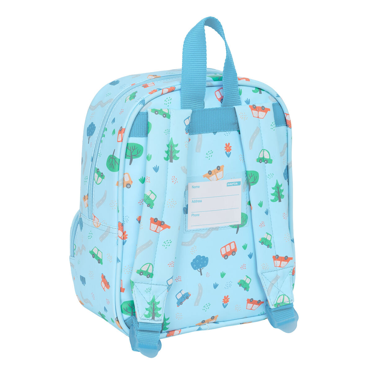 Rucsac pentru Copii Safta Coches Albastru 22 x 27 x 10 cm - Birou și papetărie, Material școlar și educațional
