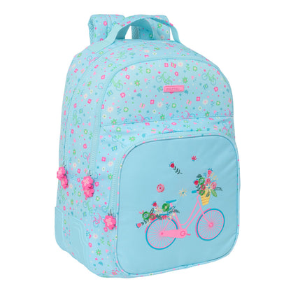Ghiozdan Safta Bicicleta Albastru 32 x 42 x 15 cm - Birou și papetărie, Material școlar și educațional