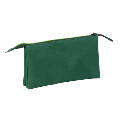 Penar triplu Real Betis Balompié Verde 22 x 12 x 3 cm - Birou și papetărie, Material școlar și educațional