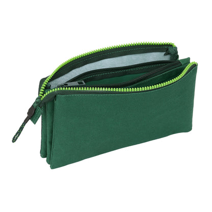 Penar triplu Real Betis Balompié Verde 22 x 12 x 3 cm - Birou și papetărie, Material școlar și educațional