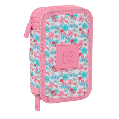 Creion dublu Moos Flores Multicolor 12.5 x 19.5 x 4 cm 28 Piese - Birou și papetărie, Material școlar și educațional