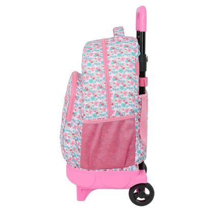 Ghiozdan cu Roți Moos Flores Multicolor 33 x 45 x 22 cm - Birou și papetărie, Material școlar și educațional