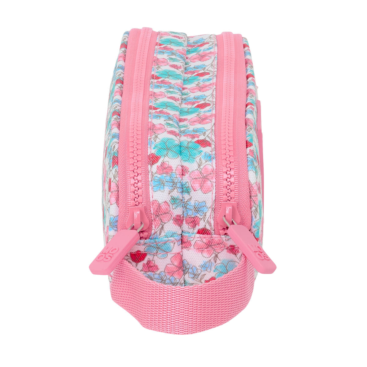 Penar dublu Moos Flores Multicolor 21 x 8 x 6 cm - Birou și papetărie, Material școlar și educațional