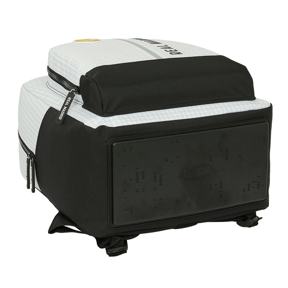 Ghiozdan Real Madrid C.F. 24/25 Alb Gri 32 x 42 x 15 cm - Birou și papetărie, Material școlar și educațional