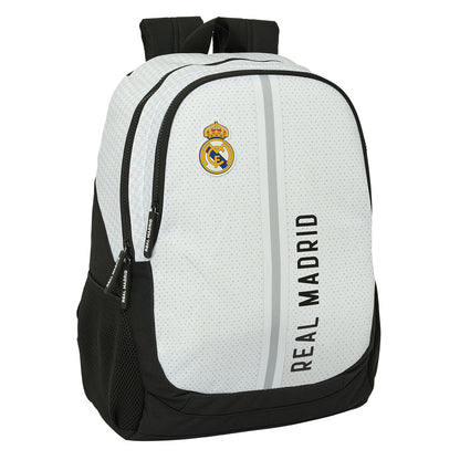 Ghiozdan Real Madrid C.F. 24/25 Alb Gri 32 x 44 x 16 cm - Birou și papetărie, Material școlar și educațional