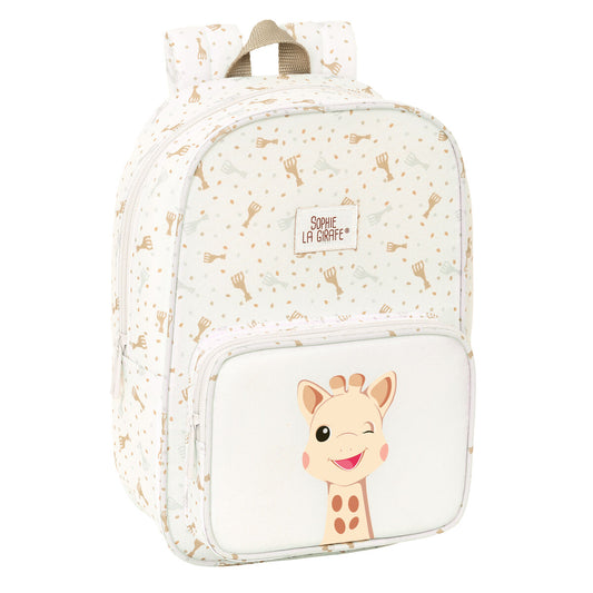 Ghiozdan Sophie la Girafe Bej 20 x 28 x 8 cm - Birou și papetărie, Material școlar și educațional
