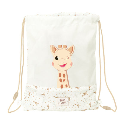 Geantă Rucsac cu Bretele Sophie la Girafe Bej 26 x 34 x 1 cm - Birou și papetărie, Material școlar și educațional