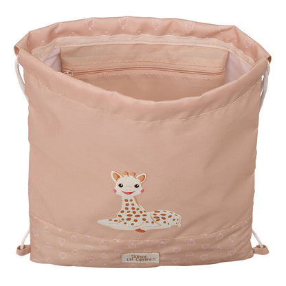 Geantă Rucsac cu Bretele Sophie la Girafe Bej 26 x 34 x 1 cm - Birou și papetărie, Material școlar și educațional