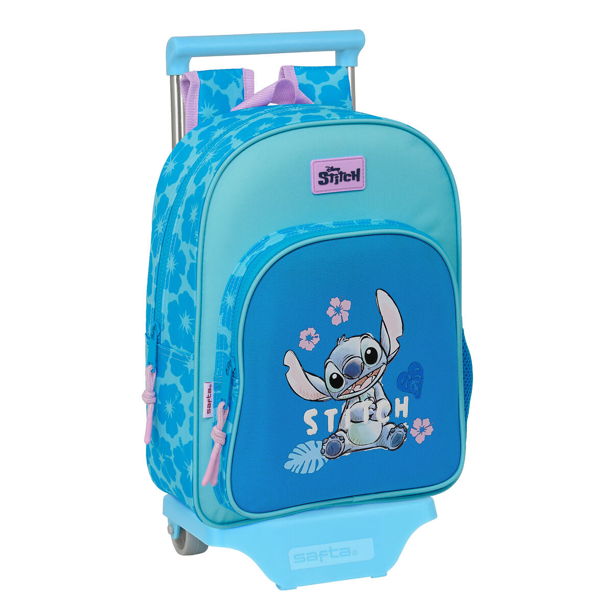 Ghiozdan cu Roți Lilo & Stitch Hawaii Albastru 26 x 34 x 11 cm - Birou și papetărie, Material școlar și educațional