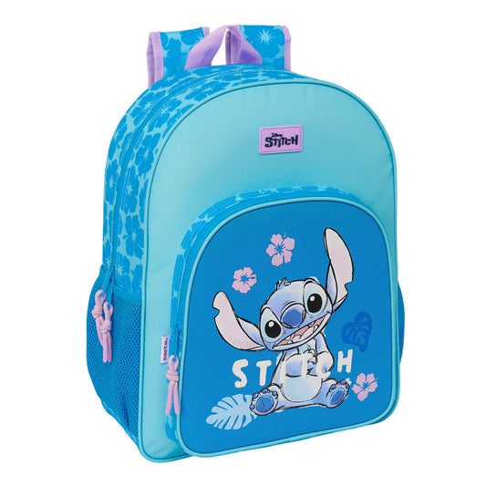 Ghiozdan Stitch Hawaii Albastru 33 x 42 x 14 cm - Birou și papetărie, Material școlar și educațional
