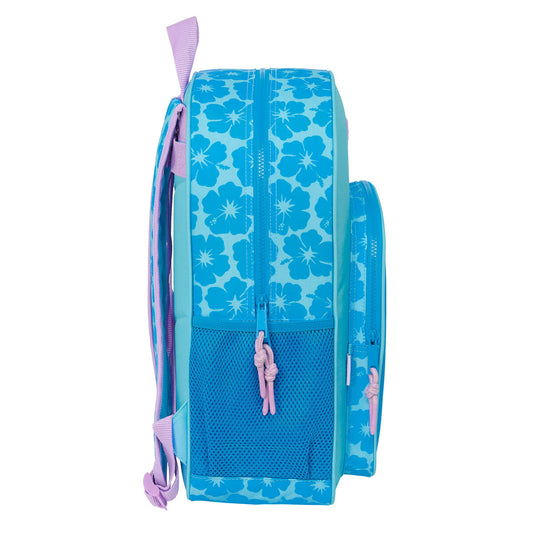 Ghiozdan Stitch Hawaii Albastru 33 x 42 x 14 cm - Birou și papetărie, Material școlar și educațional