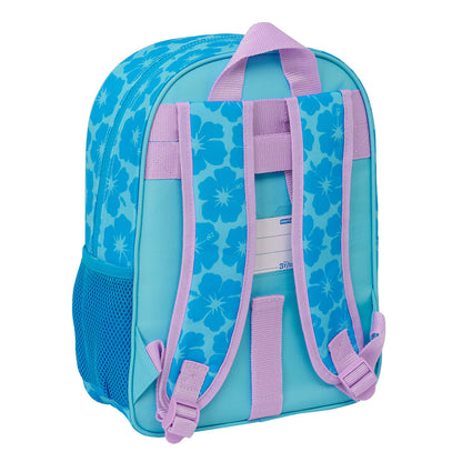 Ghiozdan Lilo & Stitch Hawaii Albastru 26 x 34 x 11 cm - Birou și papetărie, Material școlar și educațional