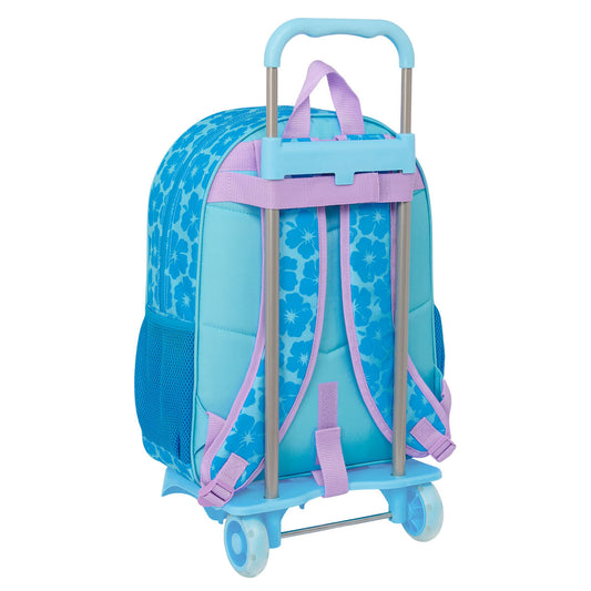 Ghiozdan cu Roți Lilo & Stitch Hawaii Albastru 33 x 42 x 14 cm - Birou și papetărie, Material școlar și educațional