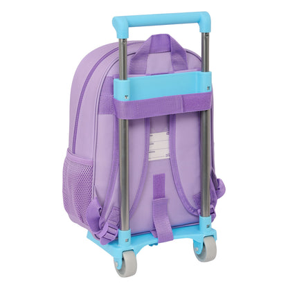 Ghiozdan cu Roți Stitch Sweet Albastru Liliachiu 26 x 11 x 67 cm 26 x 34 x 11 cm - Birou și papetărie, Material școlar și educațional
