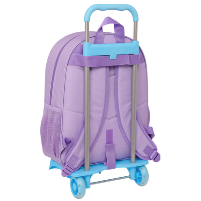Ghiozdan cu Roți Stitch Sweet Albastru Liliachiu 33 x 42 x 14 cm - Birou și papetărie, Material școlar și educațional