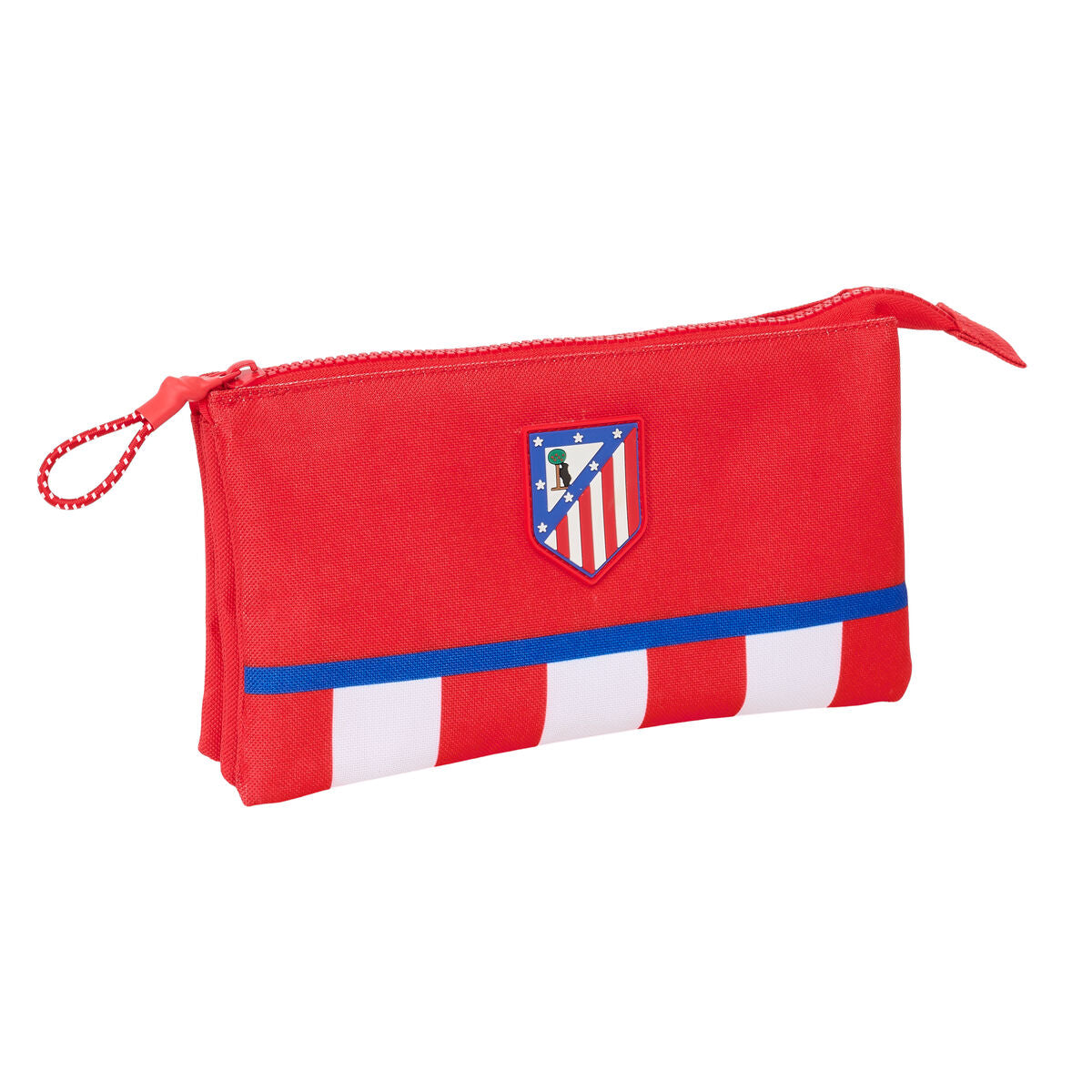 Penar triplu Atlético Madrid Roșu 22 x 12 x 3 cm - Birou și papetărie, Material școlar și educațional