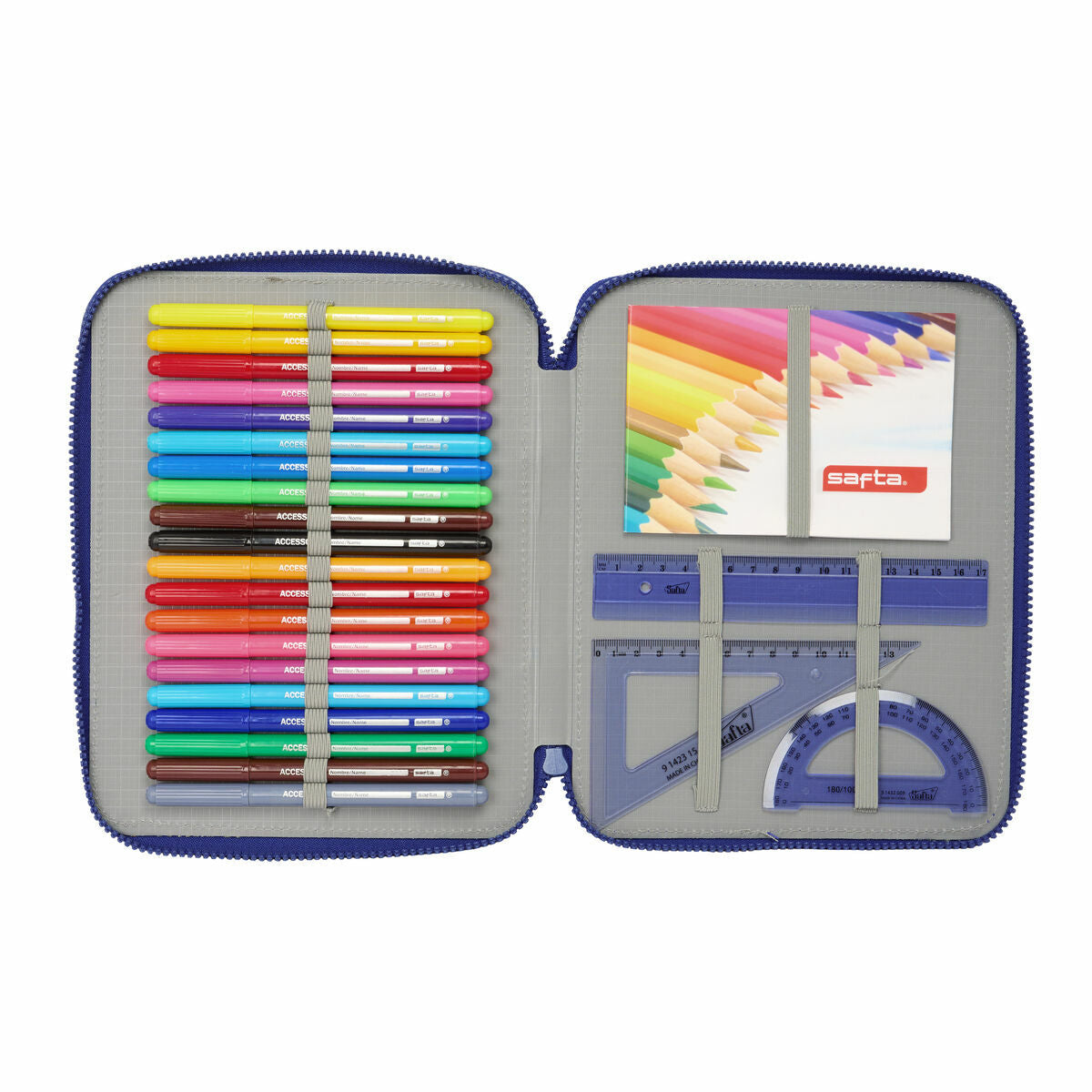 Creion dublu F.C. Barcelona 19.5 x 24.8 x 4.5 cm - Birou și papetărie, Material școlar și educațional