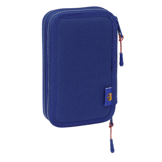 Creion dublu F.C. Barcelona Castaniu Bleumarin 12.5 x 19.5 x 4 cm 28 Piese - Birou și papetărie, Material școlar și educațional