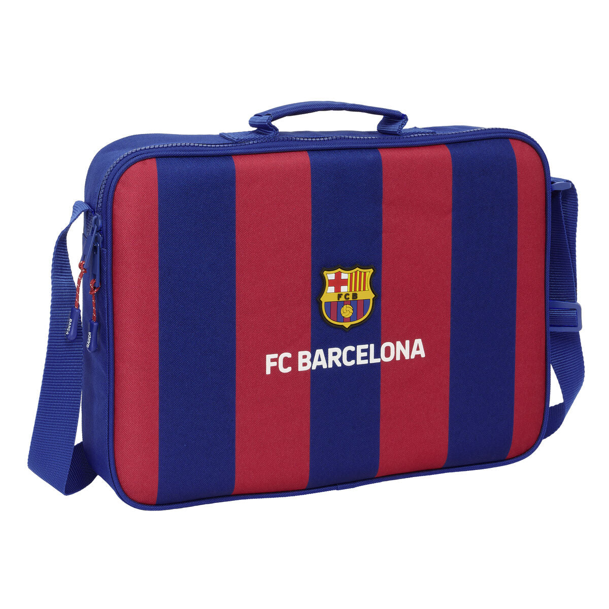 Ghiozdan F.C. Barcelona 24/25 Castaniu Bleumarin 38 x 28 x 6 cm Portmoneu - Birou și papetărie, Material școlar și educațional