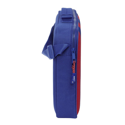 Ghiozdan F.C. Barcelona 24/25 Castaniu Bleumarin 38 x 28 x 6 cm Portmoneu - Birou și papetărie, Material școlar și educațional
