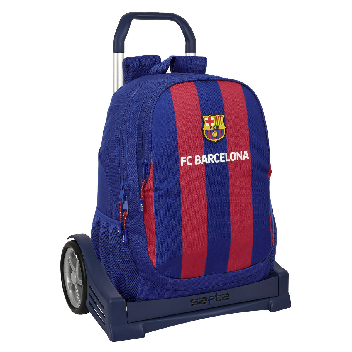 Ghiozdan cu Roți F.C. Barcelona 24/25 Castaniu Bleumarin 32 x 44 x 16 cm - Birou și papetărie, Material școlar și educațional