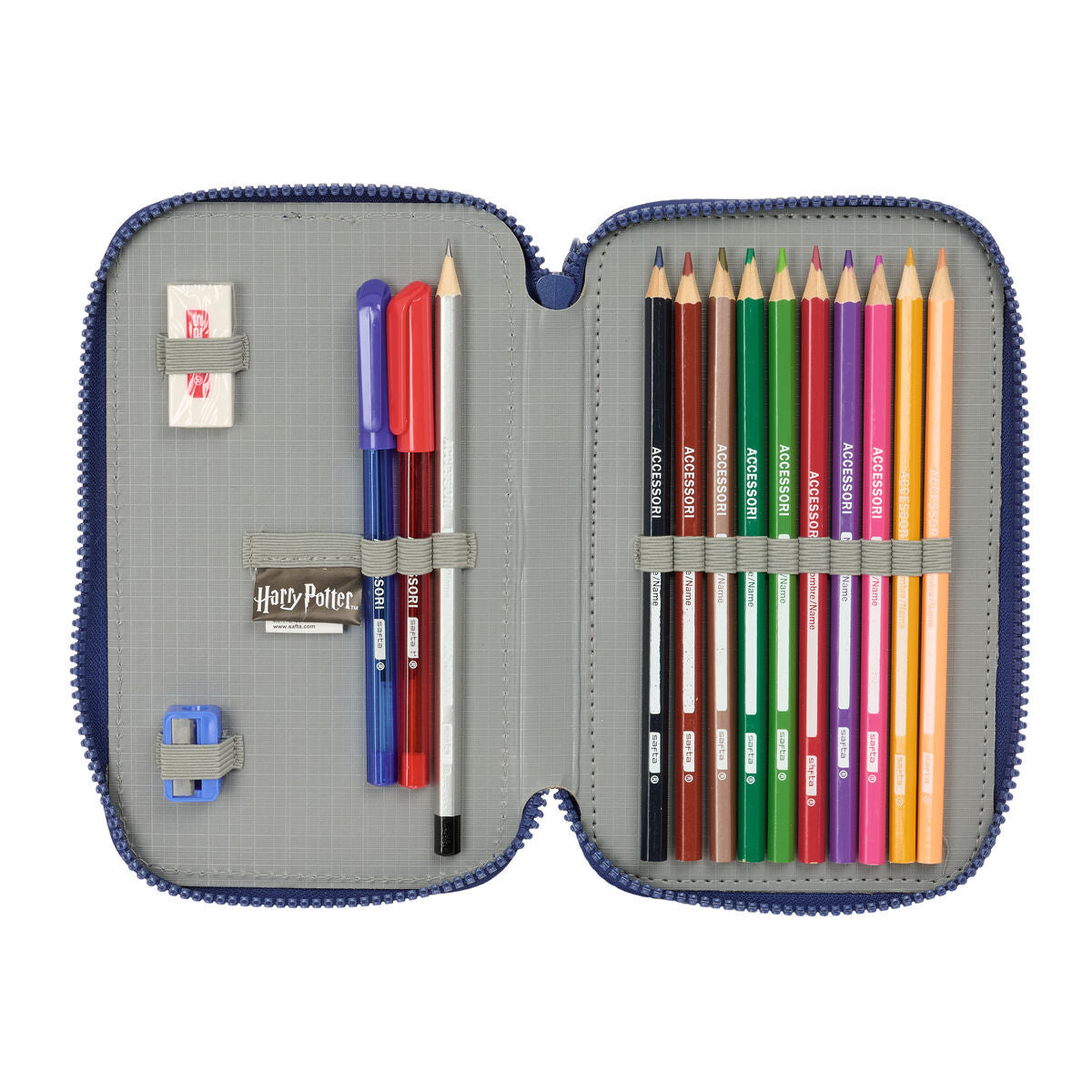 Creion dublu Harry Potter Captain Bleumarin 12.5 x 19.5 x 4 cm Creion dublu 29 Piese - Birou și papetărie, Material școlar și educațional