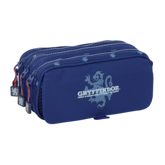Penar triplu Harry Potter Captain Bleumarin 21,5 x 10 x 8 cm - Birou și papetărie, Material școlar și educațional