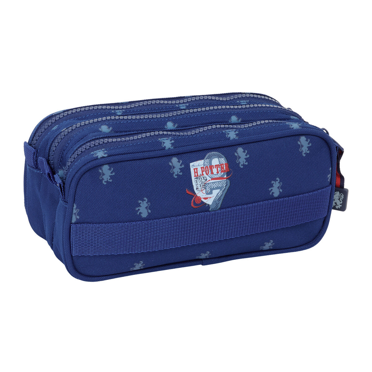 Penar triplu Harry Potter Captain Bleumarin 21,5 x 10 x 8 cm - Birou și papetărie, Material școlar și educațional