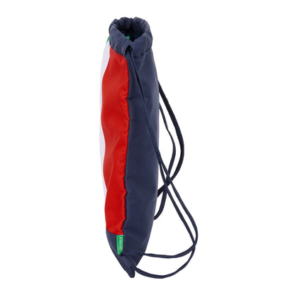Geantă Rucsac cu Bretele Benetton Flag Bleumarin 35 x 40 x 1 cm - Birou și papetărie, Material școlar și educațional