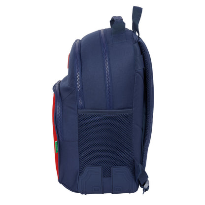 Ghiozdan Benetton Flag Bleumarin 32 x 42 x 15 cm - Birou și papetărie, Material școlar și educațional