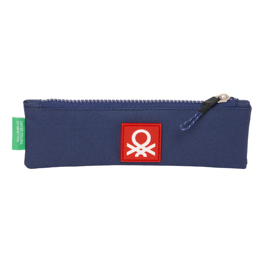 Geantă Universală Benetton Flag Bleumarin 20 x 6 x 1 cm - Birou și papetărie, Material școlar și educațional
