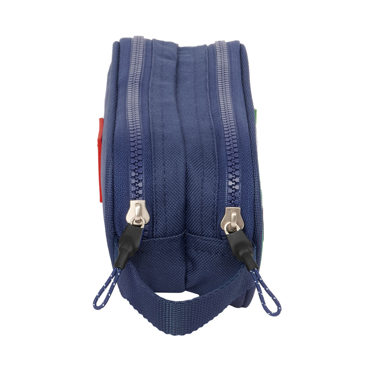 Penar dublu Benetton Flag Bleumarin 21 x 8 x 6 cm - Birou și papetărie, Material școlar și educațional