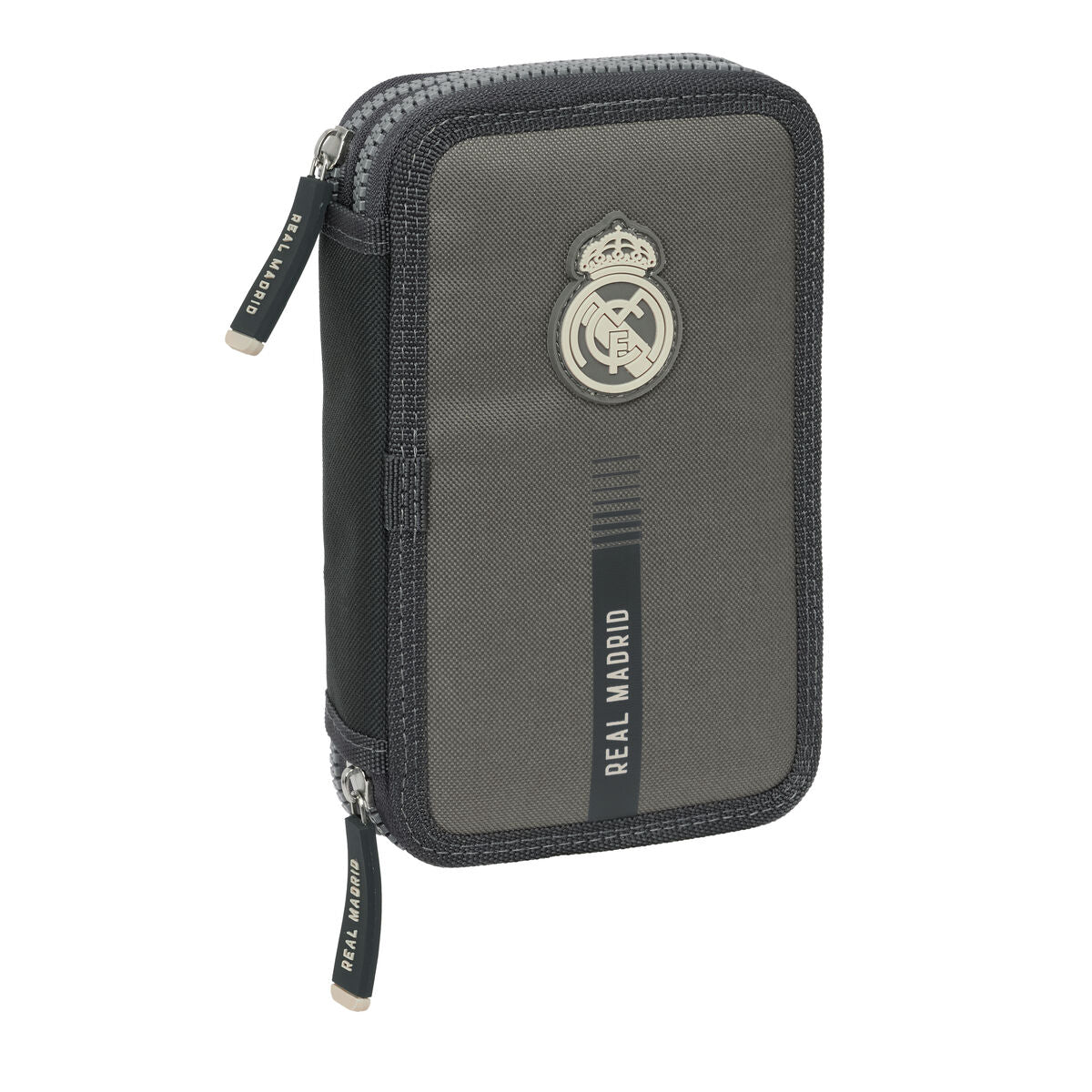 Geantă Universală Real Madrid C.F. Gri 12.5 x 19.5 x 4 cm 29 Piese - Birou și papetărie, Material școlar și educațional