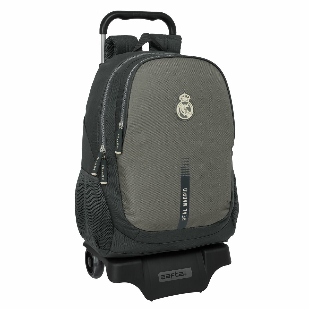 Ghiozdan cu Roți Real Madrid C.F. Gri 32 x 44 x 16 cm - Birou și papetărie, Material școlar și educațional