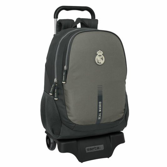 Ghiozdan cu Roți Real Madrid C.F. Gri 32 x 44 x 16 cm - Birou și papetărie, Material școlar și educațional
