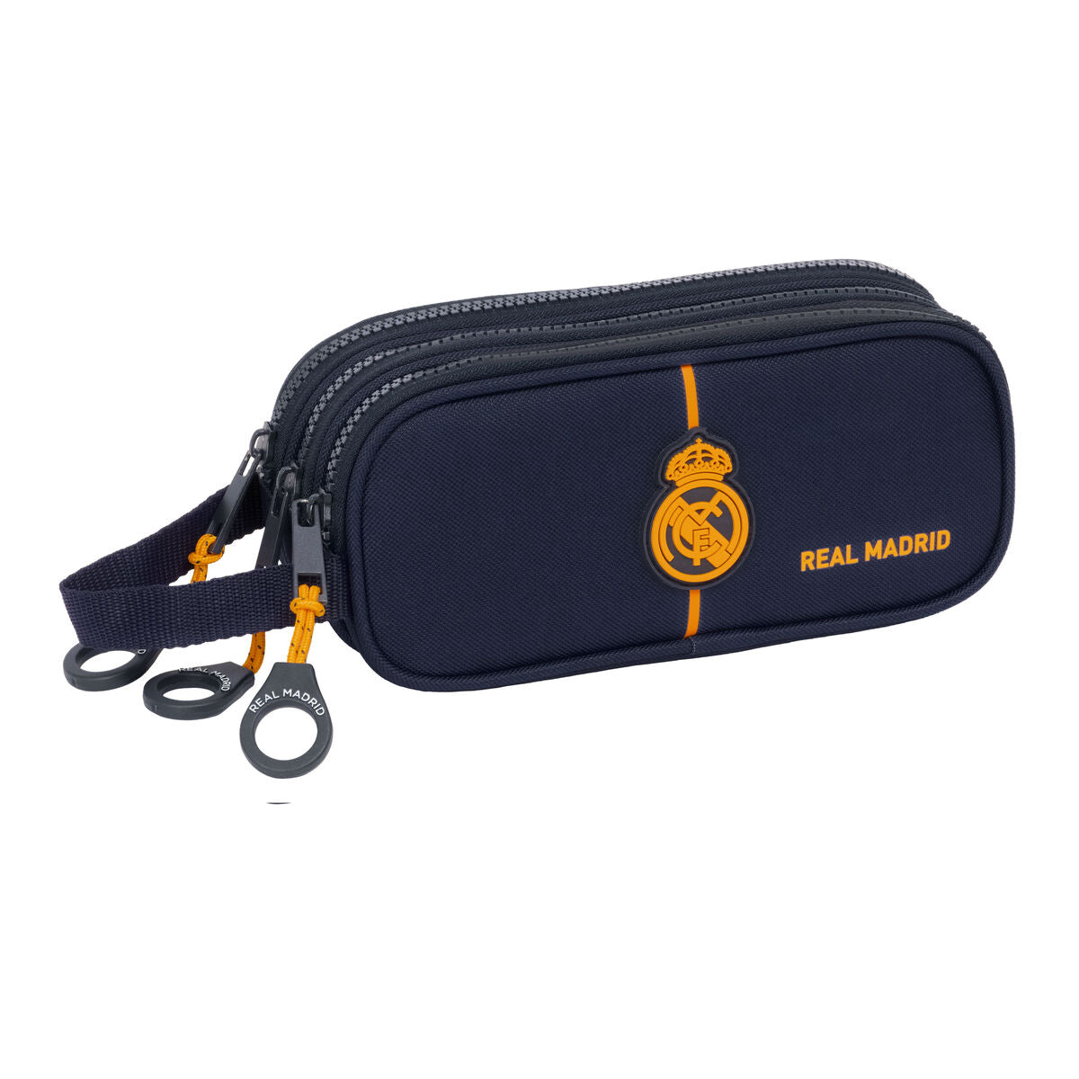 Penar triplu Real Madrid C.F. 2nd Kit 24/25 Bleumarin 21 x 8.5 x 7 cm - Birou și papetărie, Material școlar și educațional