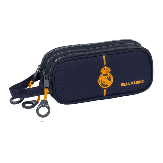 Penar triplu Real Madrid C.F. 2nd Kit 24/25 Bleumarin 21 x 8.5 x 7 cm - Birou și papetărie, Material școlar și educațional