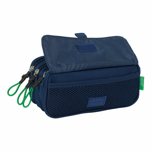 Geantă Universală Benetton Green Bleumarin 21,5 x 10 x 8 cm - Birou și papetărie, Material școlar și educațional