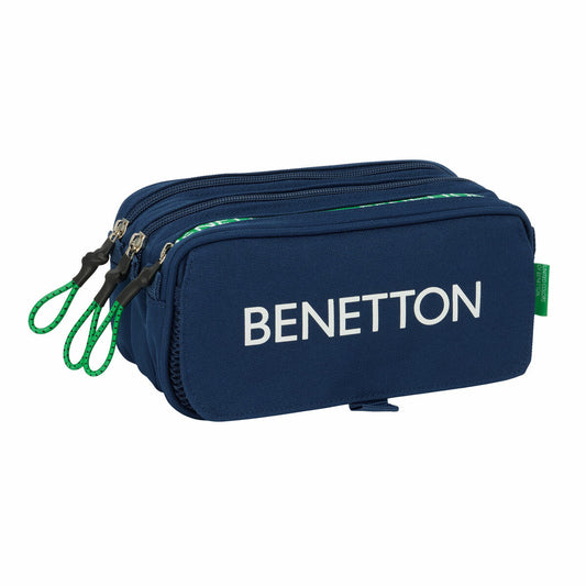 Geantă Universală Benetton Green Bleumarin 21,5 x 10 x 8 cm - Birou și papetărie, Material școlar și educațional