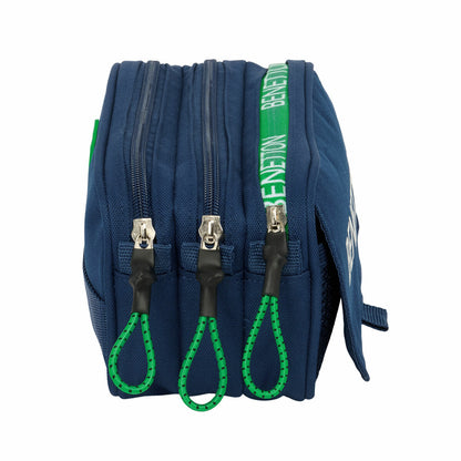 Geantă Universală Benetton Green Bleumarin 21,5 x 10 x 8 cm - Birou și papetărie, Material școlar și educațional